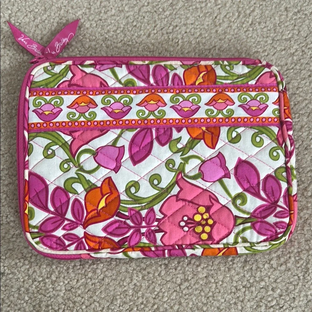 Vera Bradley Pink and Green Floral iPad Case